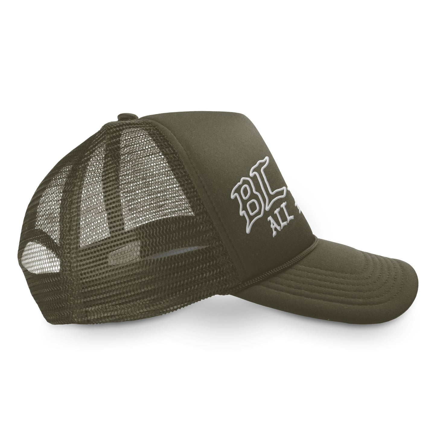 Blessed All Day Every Day Army Green Trucker Hat | OIAL